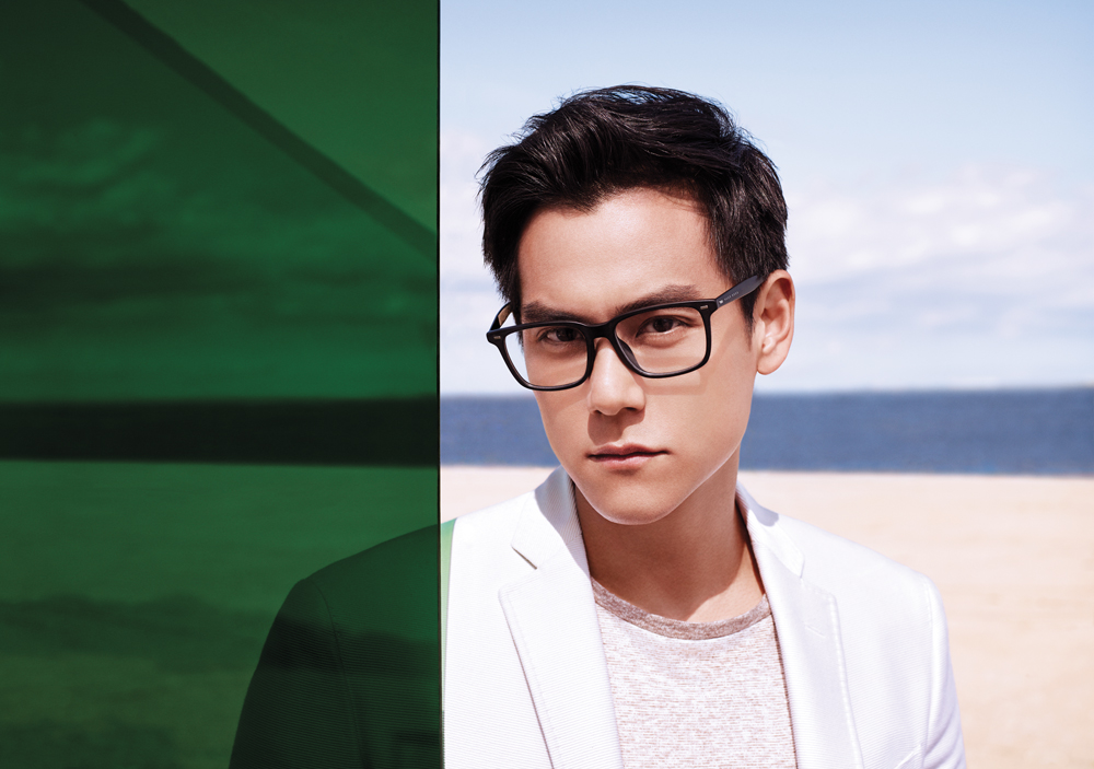 Taiwanese actor Eddie Peng stays ahead of the curve in Boss Eyewear